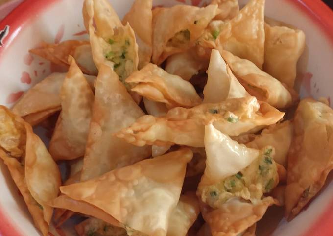 Resep Pangsit Goreng Telur, Endul, Simpel, Murah, Anti Gagal, Bisa Manjain Lidah