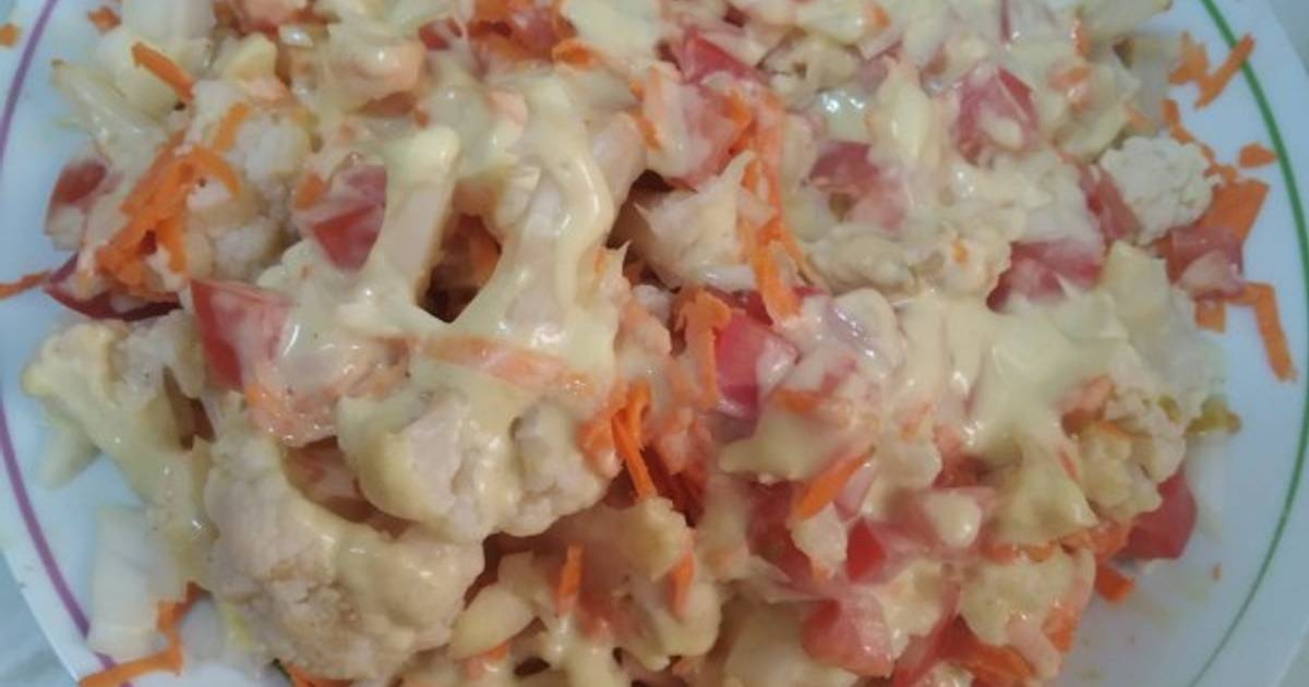 287 recetas muy ricas de ensaladas de coliflor compartidas por cocineros  caseros- Cookpad