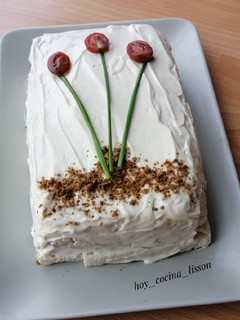 Una foto de Pastel vegetariano