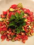 อาหารตุรกี Summer salad in winter season
