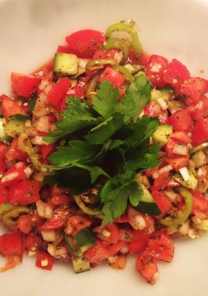 รูปของ อาหารตุรกี Summer salad in winter season