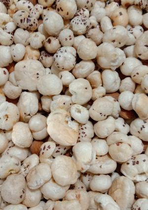 A picture of Rosted makhana.