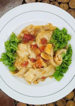 Foto resep Pangsit ayam kuah gurih