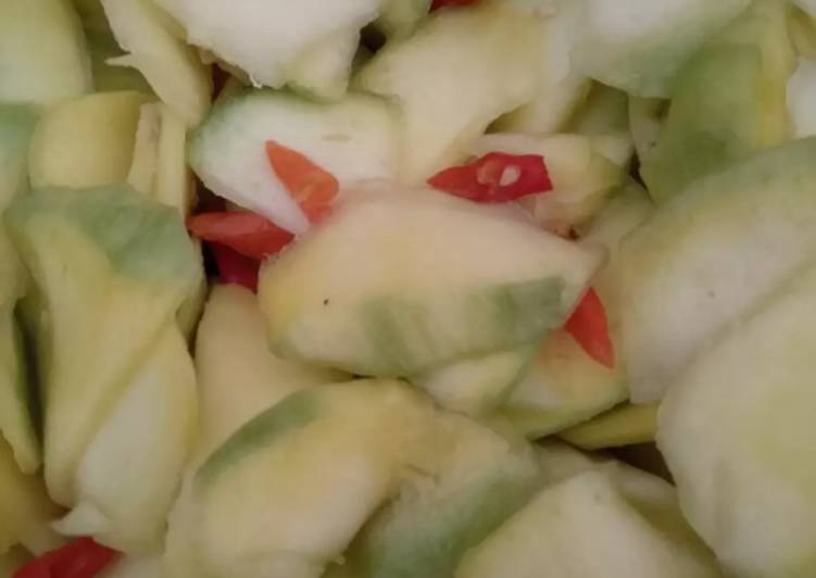 Resep Rujak Kopyok Mangga Muda, Menggugah Selera
