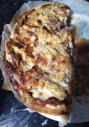 Una foto de Tarta quiche de carne
