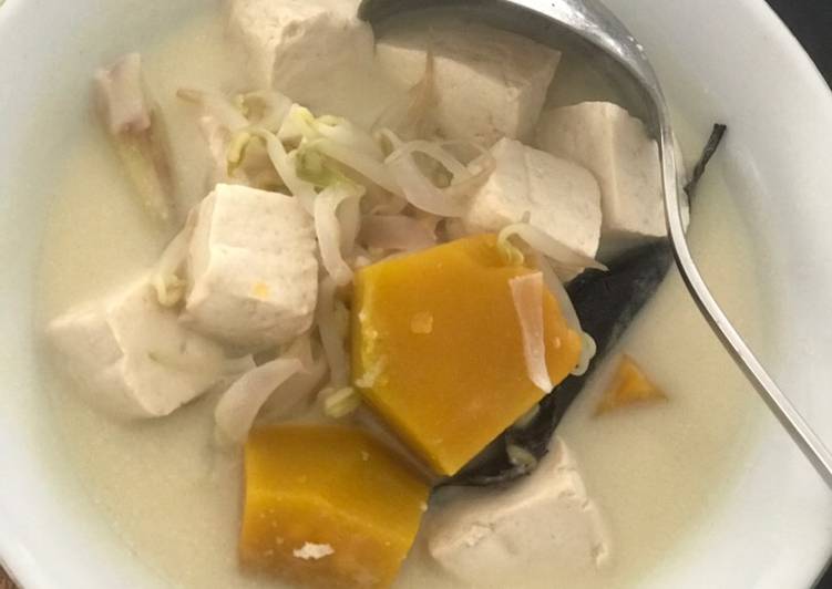 Langkah Mudah untuk memasak Sayur santan tahu yang Sempurna