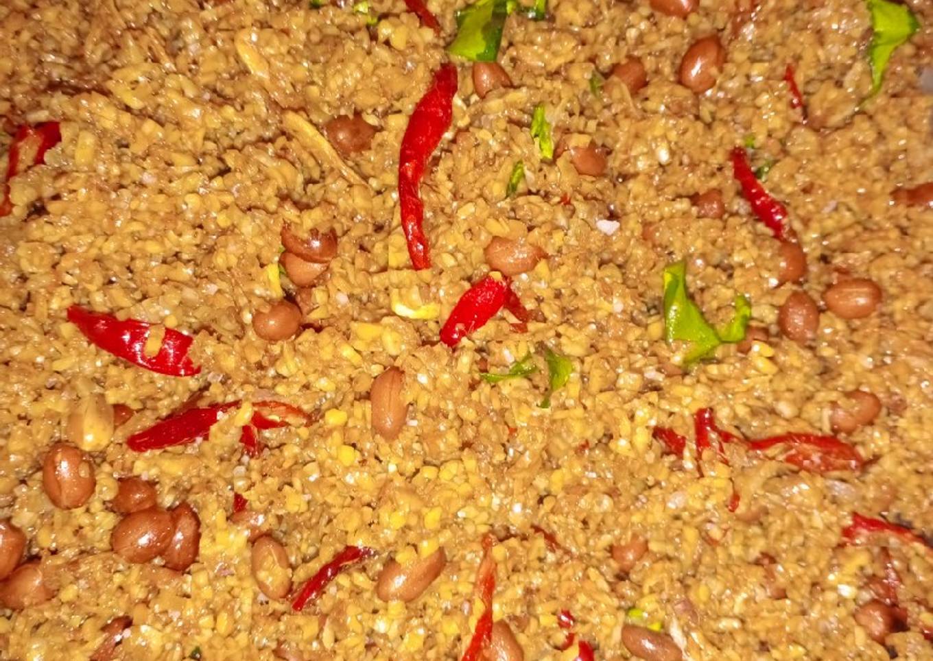 Kering Tempe Untuk Nasi Kuning (beserta trick)