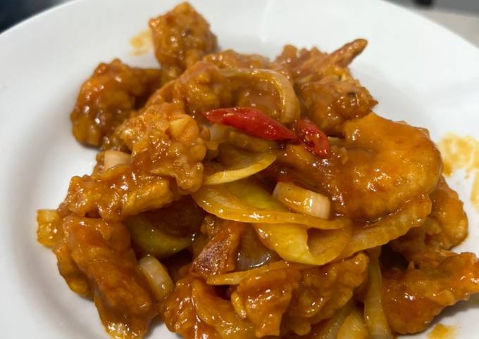 Resep Udang Asam manis oleh Rifani Rahma RY - Cookpad