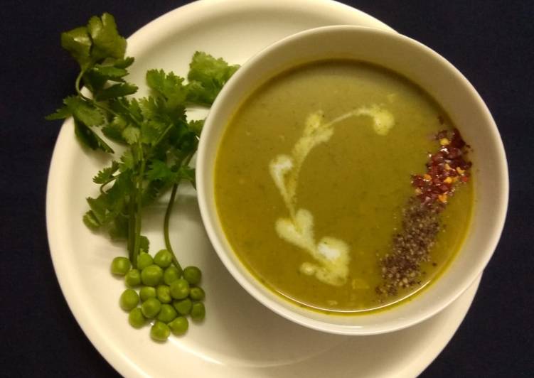 Green peas soup