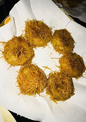 A picture of Birds nest cutlet.