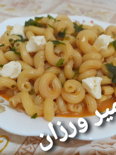 صورة لوصفة معكرونة اقتصادية وبنينة وبطريقة مختلفة 🙃👌