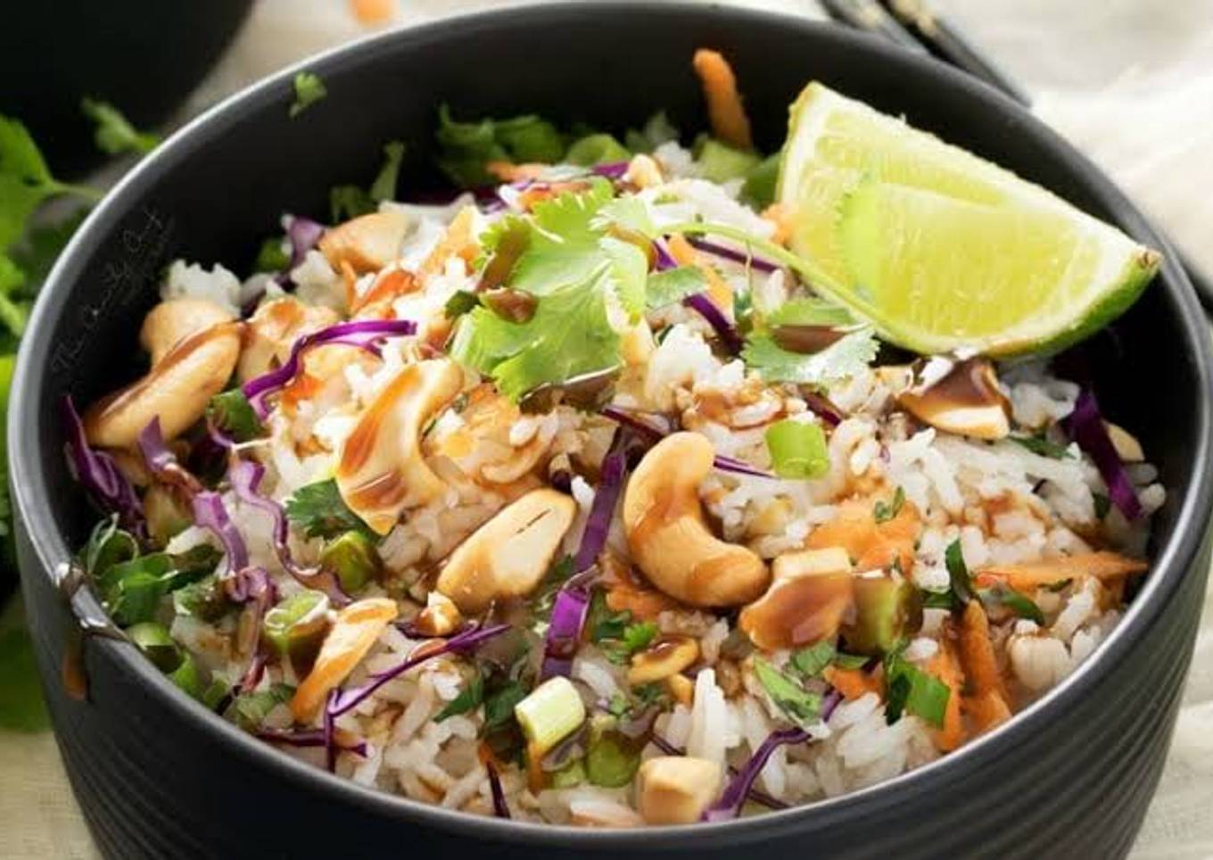 Cashew and Coconut fried rice
