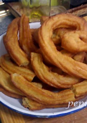 Una foto de Churros caseros