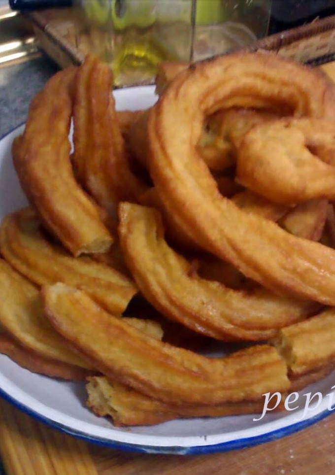 Una foto de Churros caseros
