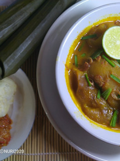 Foto resep Lontong Kikil Surabaya