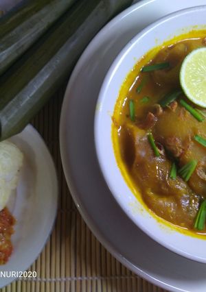 Foto resep Lontong Kikil Surabaya