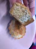Cupcake de coco com pasta de amendoim