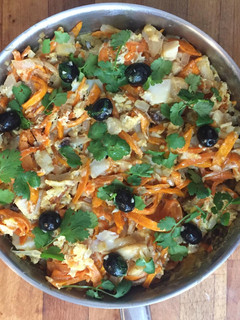Foto de Bacalhau à Brás com Batata Doce