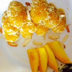 A picture of Mango truffles.