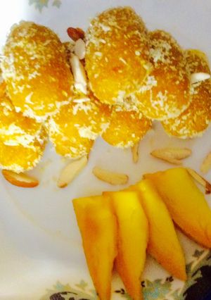 A picture of Mango truffles.