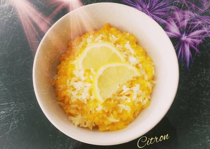 Mon risotto citron