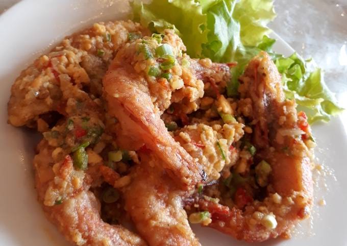 Resep Prawn With Golden Sand Sauce oleh sophierazak - Cookpad