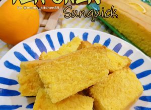 Gambar 🍊Kek Oren Sunquick Moist (guna blender)