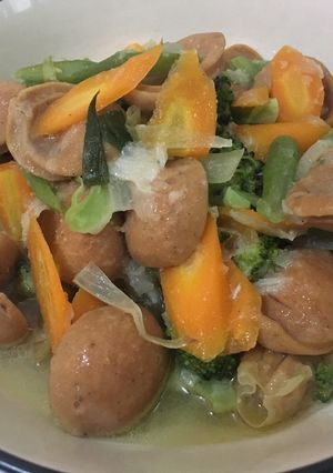 Foto resep Capcay with sosis