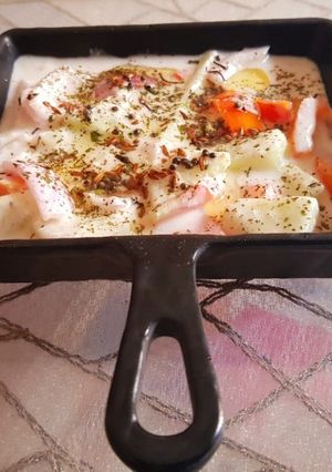 A picture of Curd salad.