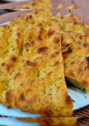 عکسی از دستور نان علفی (سبزی) جاجرم