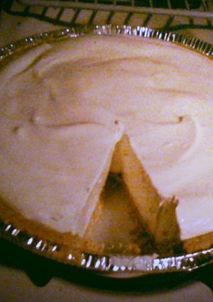 A picture of No Bake Lemon Icebox Pie.