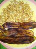 Fried plantain with peanut