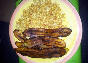 Easiest Way to Recipe Tasty Fried  plantain with peanut