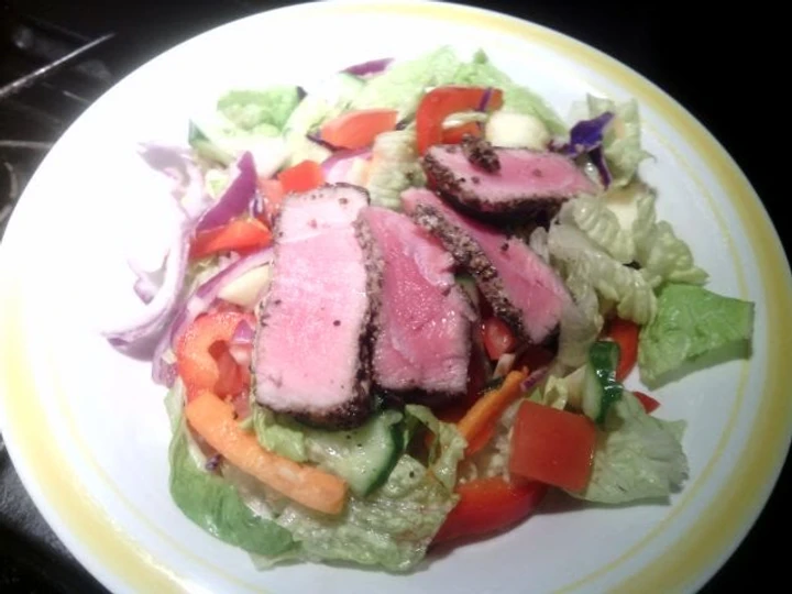 Easy Way Prepare Recipe Ahi Tuna Salad that is  Makes Drooling, Perfect}