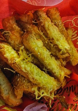 Túrós sajtos rudacskák recept fotója