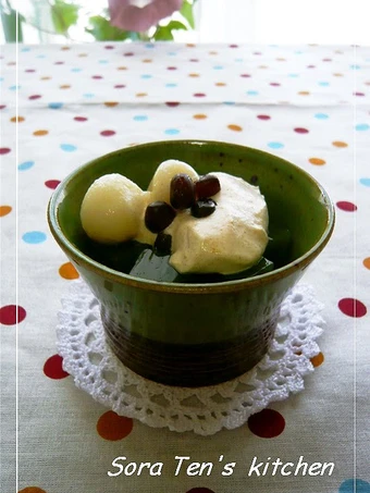 How To Prepare Green Tea Kanten which So Delicious