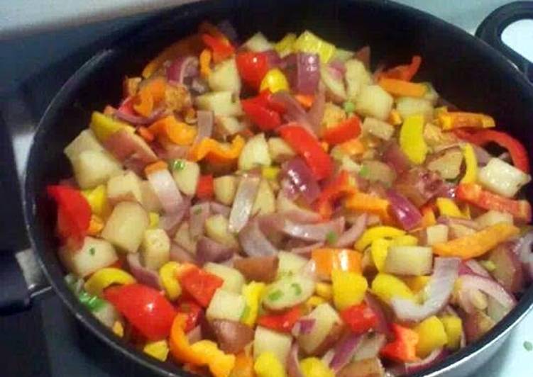 Simple Way to Make Speedy Kielbasa and veggies