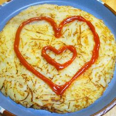 Hashed Browns with Just Potatoes A picture of Hashed Browns with Just Potatoes.