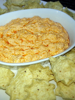 A picture of Blue Cheese Buffalo Chicken Dip.