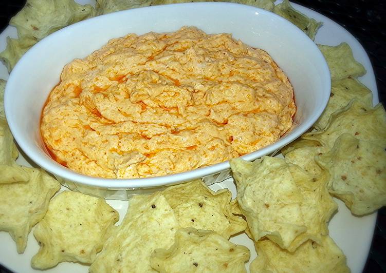 How to Make Any-night-of-the-week Blue Cheese Buffalo Chicken Dip