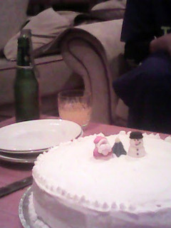 A picture of Christmas cake.