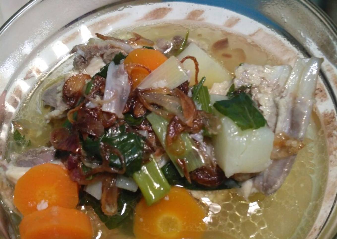 Sup tengkleng ayam
