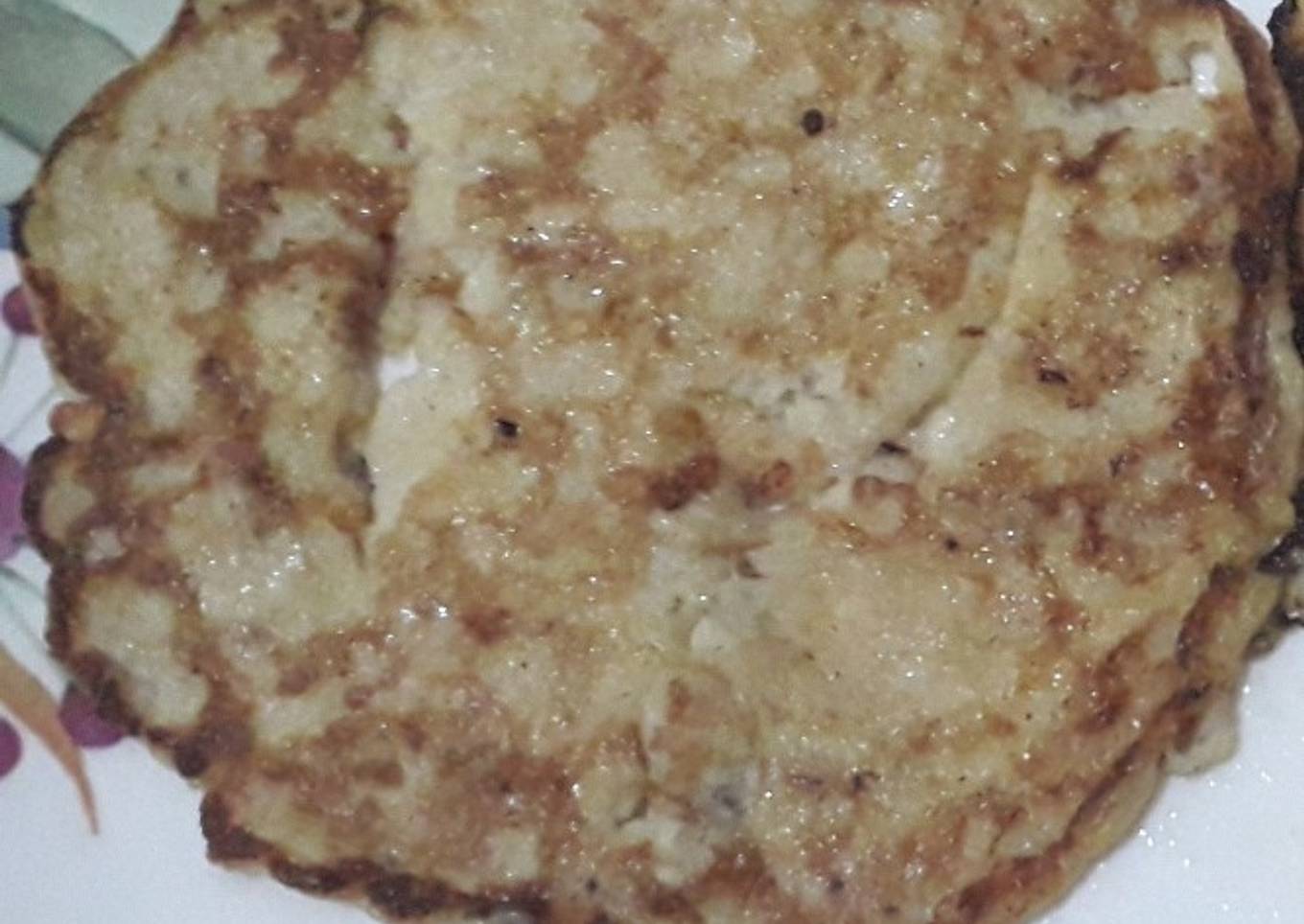 Recipe of Any-night-of-the-week Banana egg pancake
