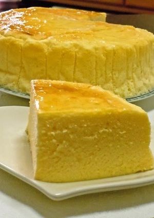 A picture of Melts in Your Mouth Sweet Cheesecake Soufflé.