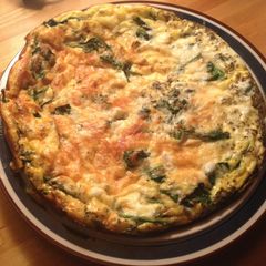 A picture of Spinach, Potato & Cheese Frittata.