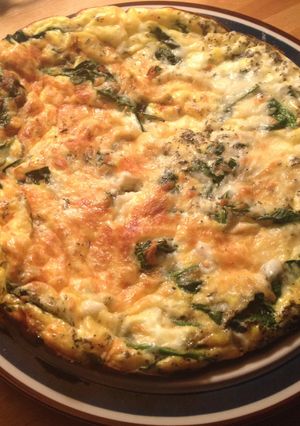 A picture of Spinach, Potato & Cheese Frittata.