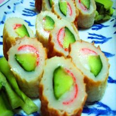 A picture of Crab and Cucumber in Chikuwa Rolls (Toshi's Mom's Recipe).