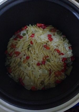 A picture of Nasi Lemak Fusilli.