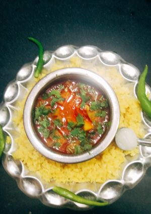 A picture of Dudhi ki sabzi.
