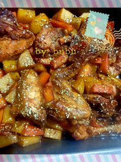 Foto resep Ayam kentang oven 🥔🐣